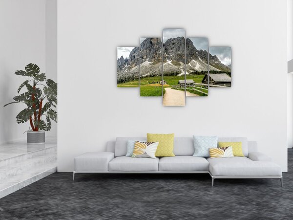 Obraz - V rakúskych horách (150x105 cm)