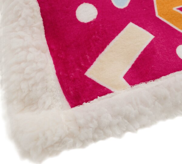 KONDELA Detská deka, farebný patchwork, 100x150, CIMA