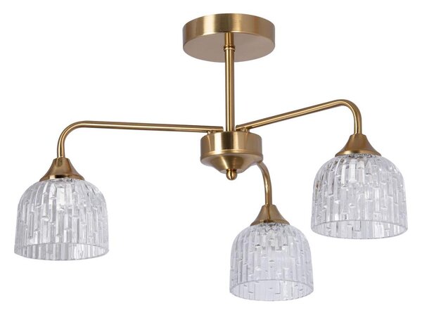 Luster na tyči 3xE14/60W/230V zlatá