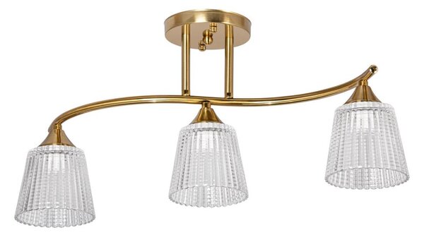 Luster na tyči 3xE14/60W/230V zlatá