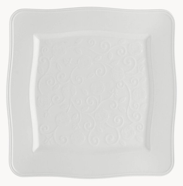Porcelánové plytké taniere Florentina, 6 ks