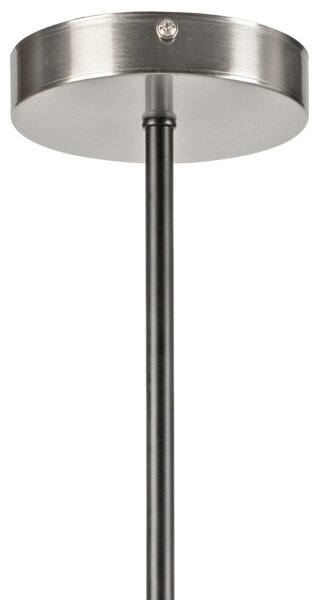Luster na tyči LILOU 4xE14/5W/230V matný chróm/dymová