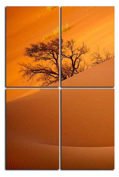 Obraz na plátne - Červené piesočné duny - obdĺžnik 7133E (90x60 cm)