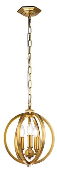 Feiss FE-CORINNE-3P-S-BB - Luster na reťazi CORINNE 3xE14/60W/230V