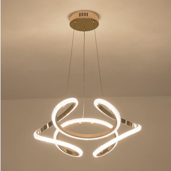 LED Luster na lanku LED/24W/230V 3000K 50x120 cm