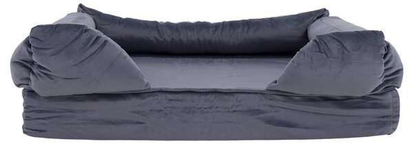 KONDELA Pelech pre psa, 75x55x25 cm, sivohnedá, PETIO