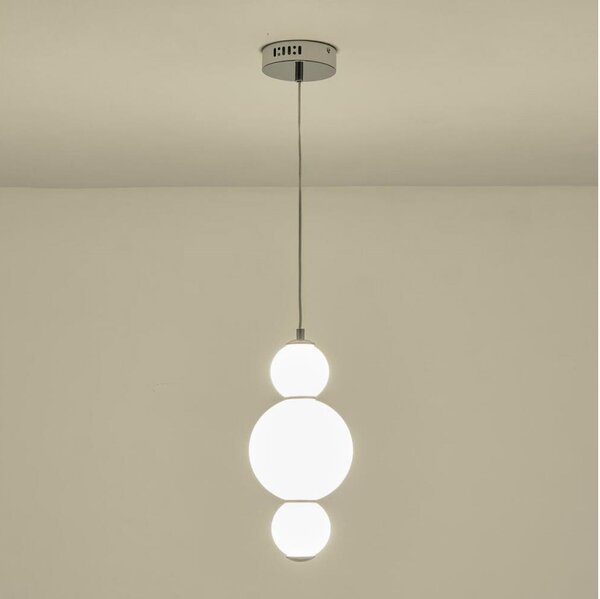 LED Luster na lanku LED/12,6W/230V 3000K