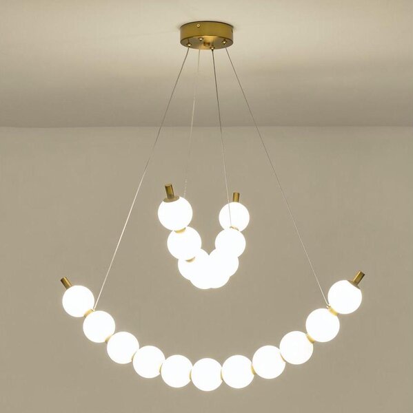 LED Luster na lanku LED/19W/230V 3000K
