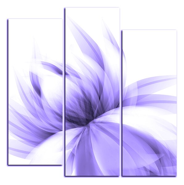Obraz na plátne - Elegantný kvet - štvorec 3147VC (75x75 cm)