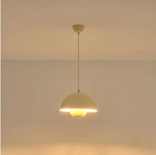 Luster na lanku 1xE27/15W/230V krémová