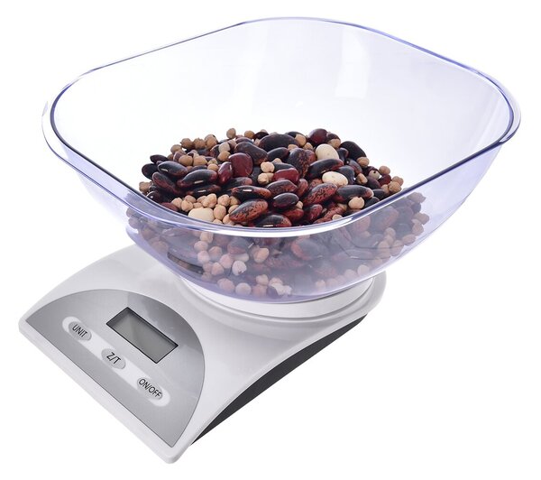 Kuchynská váha digitálna s miskou 5 kg