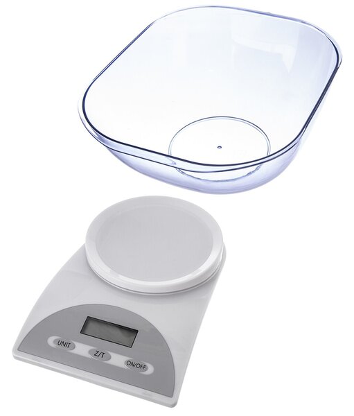 Kuchynská váha digitálna s miskou 5 kg