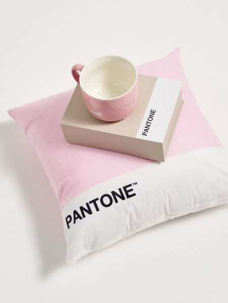Sinsay - Obliečka na vankúš Pantone - pastelová ružová