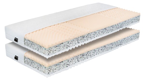 KONDELA Matrace, set 2 ks, 18 cm, 80x200 cm, ALBO LUX 2 NEW