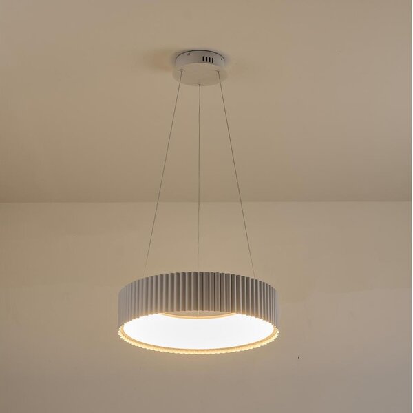 LED Luster na lanku LED/30W/230V 3000K biela