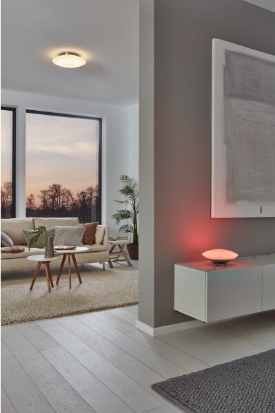 Eglo 33324 - LED RGBW stmievateľná stolná lampa FRATTINA-C LED/18W/230V matný chróm