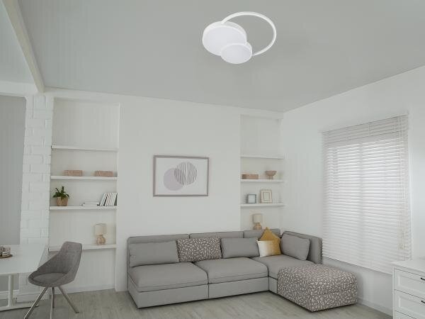 LED Stmievateľné stropné svietidlo LED/60W/230V 3000-6500K biela + diaľkové ovládanie