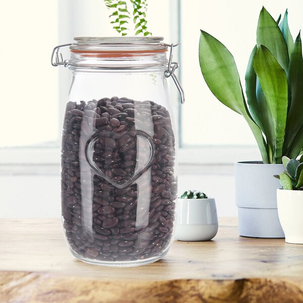 Dóza s klipovým uzáverom Bela 1,5 l srdce