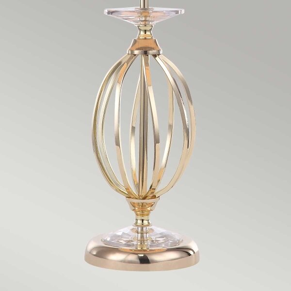 Elstead AG-TL-POL-BRASS - Stolná lampa AEGEAN 1xE27/60W/230V zlatá