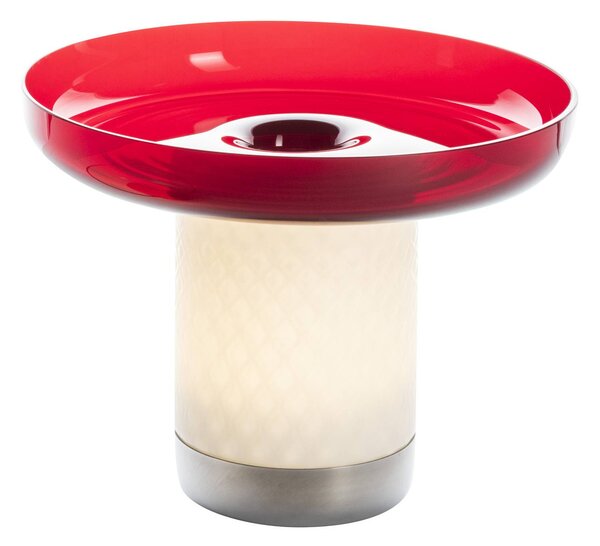 Artemide Bontà stolná LED lampa, červená doska