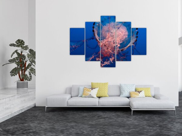 Obraz medúzy (150x105 cm)