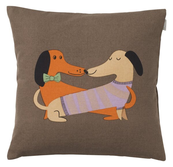 Spira of Sweden Obliečka na vankúš Dog Love 50x50