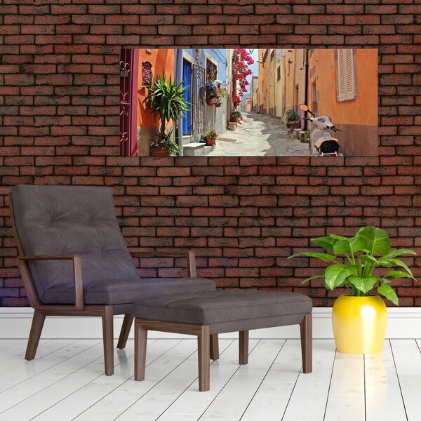 Obraz ulice na Sardínii (120x50 cm)