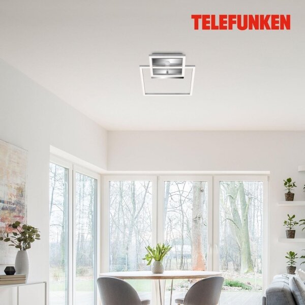 Telefunken 318608TF - LED Stropné svietidlo so senzorom FRAME LED/17W/230V 3000K