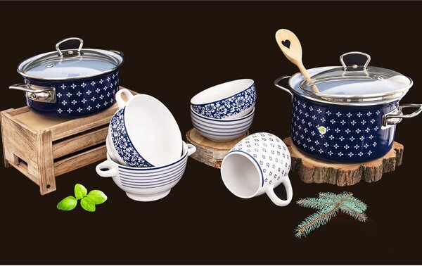 Miska Blue design s uchami pr. 14 cm