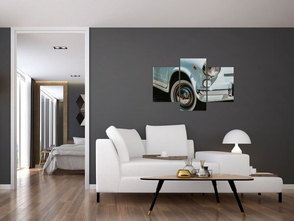 Obraz - Retro auto Fiat (90x60 cm)