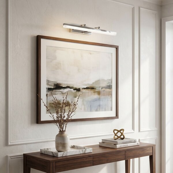 Toolight Toolight, LED nástenné svietidlo, 60cm, 9W, 4000K, 1000lm, APP1870-1W, Chrómová, OSW-66026