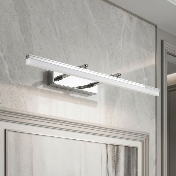 Toolight Toolight, LED nástenné svietidlo, 60cm, 9W, 4000K, 1000lm, APP1870-1W, Chrómová, OSW-66026