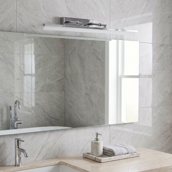 Toolight Toolight, LED nástenné svietidlo, 60cm, 9W, 4000K, 1000lm, APP1870-1W, Chrómová, OSW-66026
