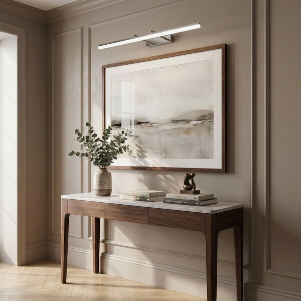 Toolight Toolight, LED nástenné svietidlo, 80cm, 13W, 4000K, 1000lm, APP1871-1W, Chrómová, OSW-66027