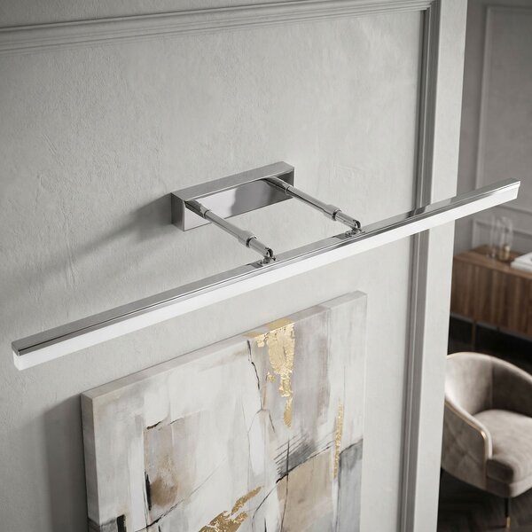 Toolight Toolight, LED nástenné svietidlo, 80cm, 13W, 4000K, 1000lm, APP1871-1W, Chrómová, OSW-66027