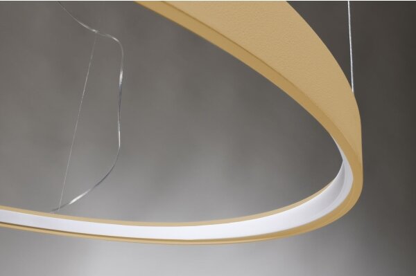 Thoro TH.181 - LED  Luster na lanku RIO LED /50W/230V CRI95 4000K pr. 78 cm zlatá