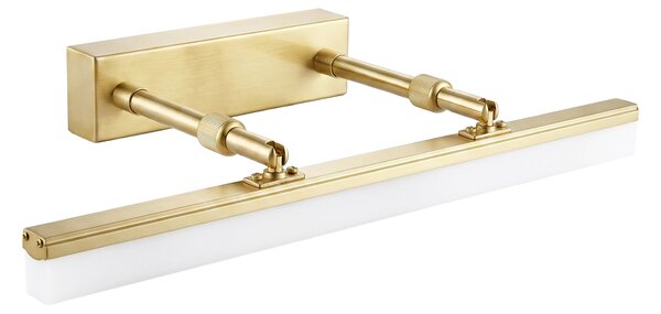 Toolight Toolight, LED nástenné svietidlo, 40cm, 6W, 4000K, 1000lm, APP1875-1W, Brúsené zlato, OSW-66030