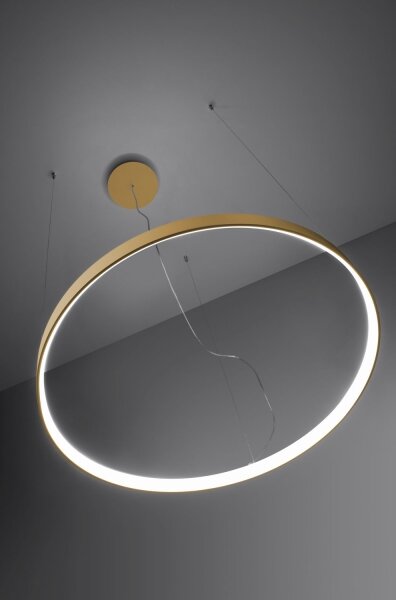 Thoro TH.181 - LED  Luster na lanku RIO LED /50W/230V CRI95 4000K pr. 78 cm zlatá