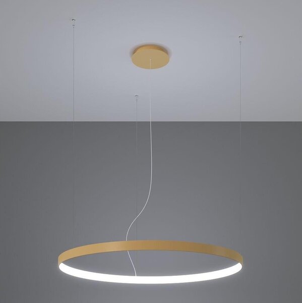 Thoro TH.181 - LED  Luster na lanku RIO LED /50W/230V CRI95 4000K pr. 78 cm zlatá