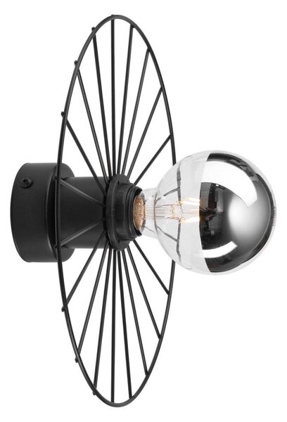 Nástenné svietidlo MONTANA 1xE27/15W/230V pr. 30 cm čierna