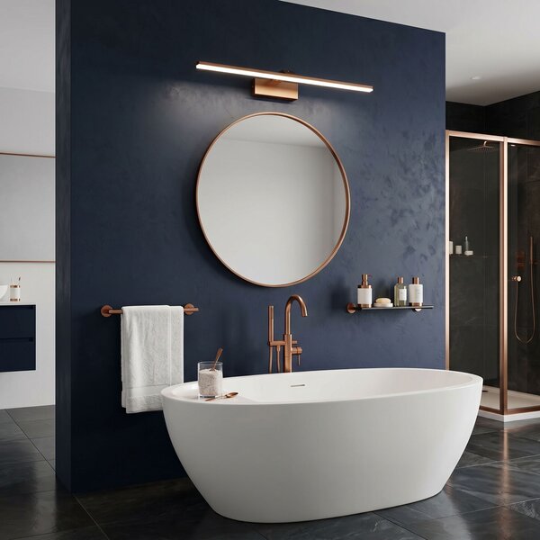 Toolight Toolight, LED nástenné svietidlo, 58cm, 14W, 4000K, 1000lm, SWE014-1W, medená matná, OSW-20113