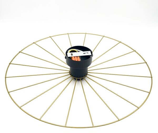 Nástenné svietidlo MONTANA 1xE27/15W/230V pr. 45 cm zlatá