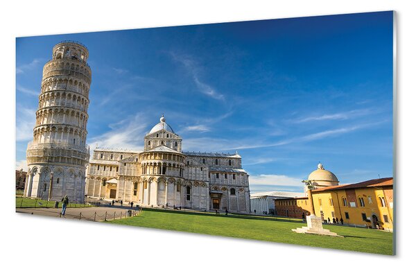 Nástenný panel  Italy Šikmá veža katedrály 100x50 cm