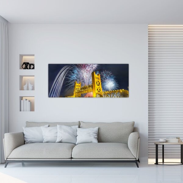 Obraz - Silvestrovská noc (120x50 cm)