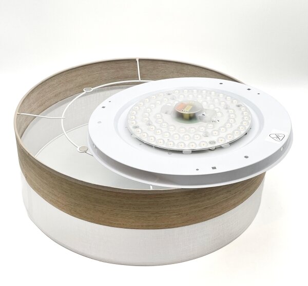 LED Stropné svietidlo SIRJA WOOD LED/36W/230V pr. 45 cm biela/dub