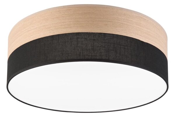 LED Stropné svietidlo SIRJA WOOD LED/36W/230V pr. 45 cm čierna/dub