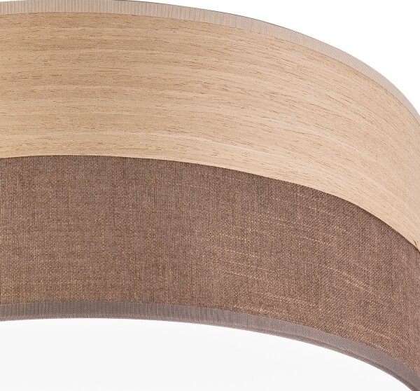LED Stropné svietidlo SIRJA WOOD LED/36W/230V pr. 45 cm hnedá/dub
