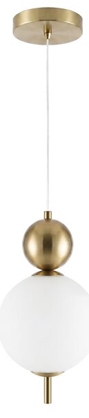 Toolight Toolight, LED závesné svietidlo, 15cm, 5W, 3000K, 1000lm, LHJ115-1CP, zlatá matná, OSW-08811