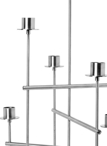 Svietnik Elysia Brushed Stainless Steel