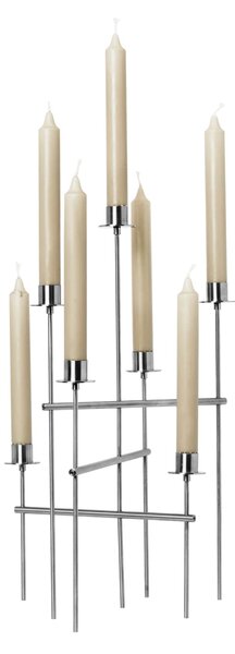 Svietnik Elysia Brushed Stainless Steel